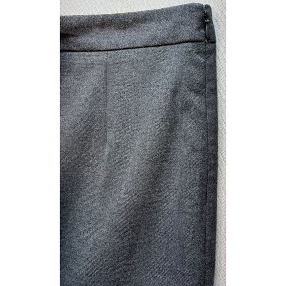 Banana Republic Women's Mermaid A Line Skirt Stretch Size 10 Gray Flat Front - Picture 10 of 12